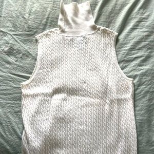 Ralph Lauren Sleeveless Turtle neck.